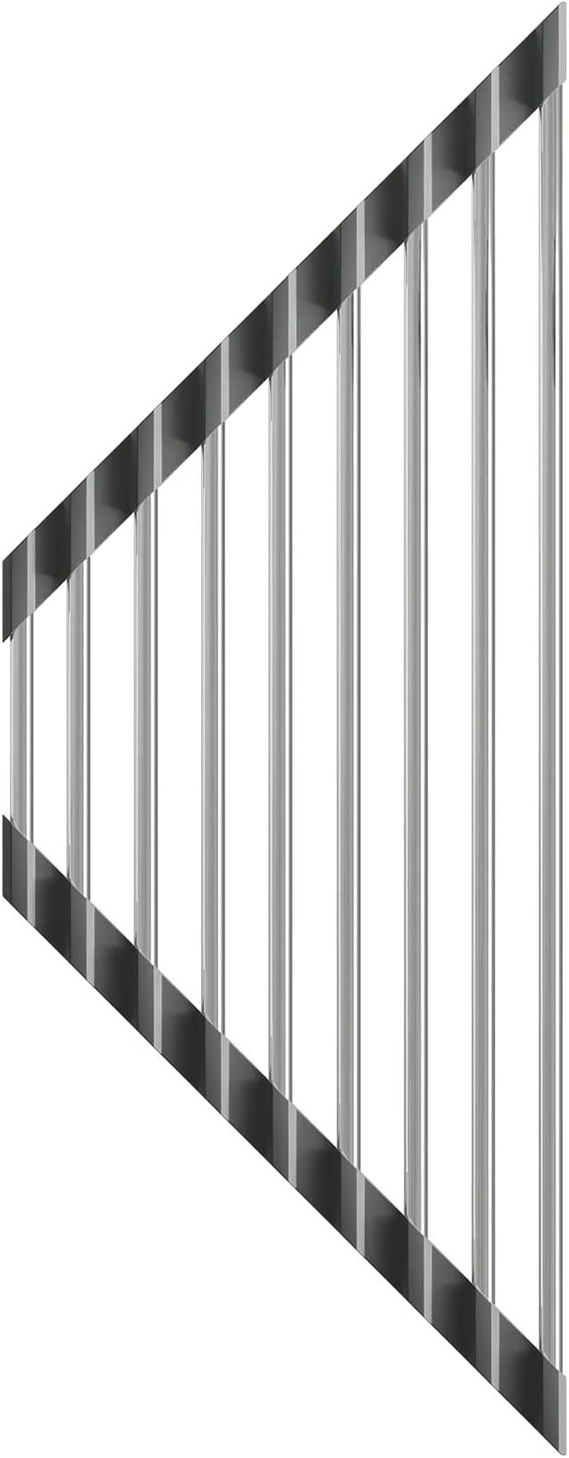 Dowell Over The Sink Roll Up Triangle Dish Drying Rack, 304 Stainless Steel, 9 Tubes, Dishwasher Safe, Food Safe, Heat Resistant, Foldable, Space-Saving, Sturdy, Multi-Purpose Sink Organizer