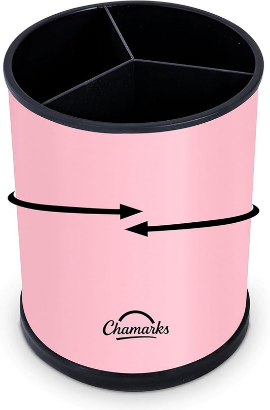 Kitchen Utensil Holder and Countertop Organizer. (Pink)