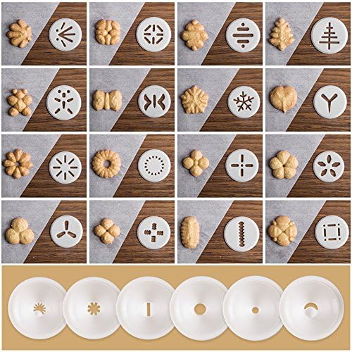 FantasyDay Biscuit Making and Icing Set Cookie Biscuit Press and Cake Icing Decorating Set with Icing Gun Cookie Press Cutter Kit with Discs and Nozzles For Beginner and Professional Use #2