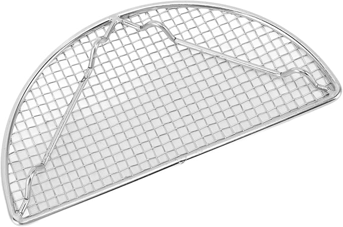 Stainless Steel Cooling Rack, Wire Baking Rack Set, Heavy Duty Oven Safe Cooking Rack for Roasting Grilling, Large Semicircle 20 cm