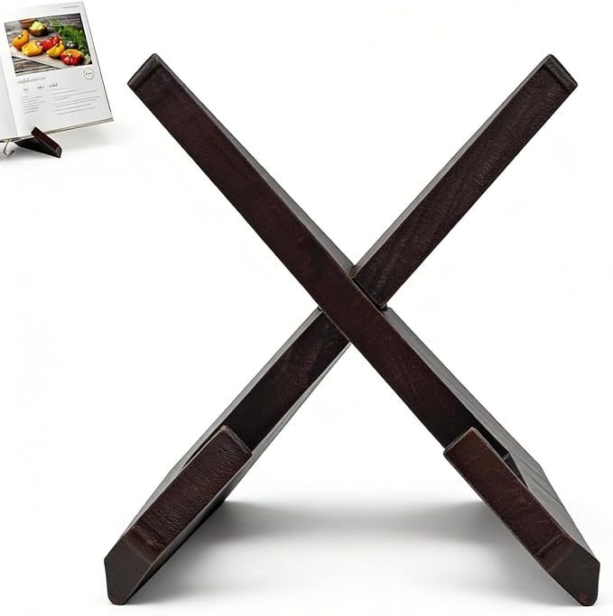 Detachable Wooden Cookbook Stand, Recipe Book Holder for Kitchen Counter, Kitchen Decor & Accessories