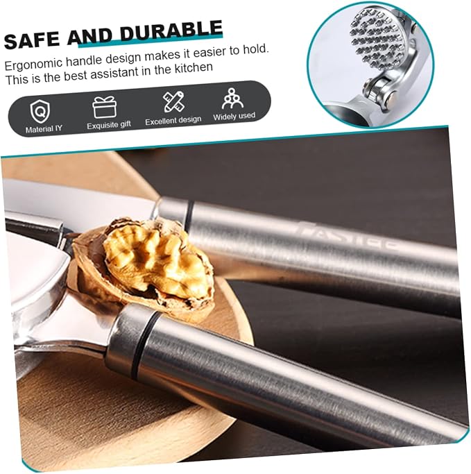 220g Portable Stainless Steel Garlic Press Handheld Mincer for Easy Crushing Ergonomic Design Compact Kitchen Tool for Fresh Garlic and Herbs