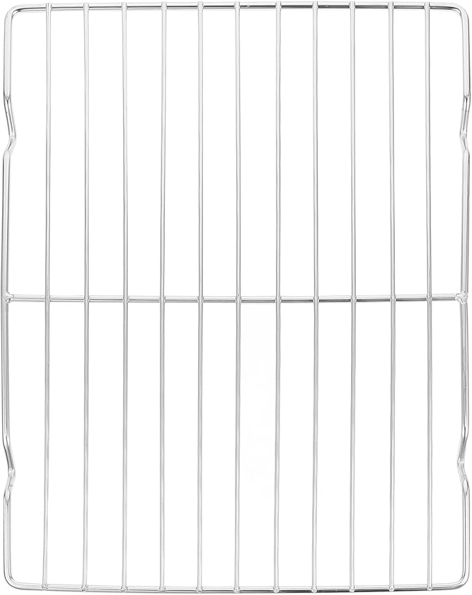 KALLORY Stainless Steel Non-stick Cooling Rack and Roasting Rack Portable Baking Grid for Outdoor Grilling and Kitchen Oil Straining Use