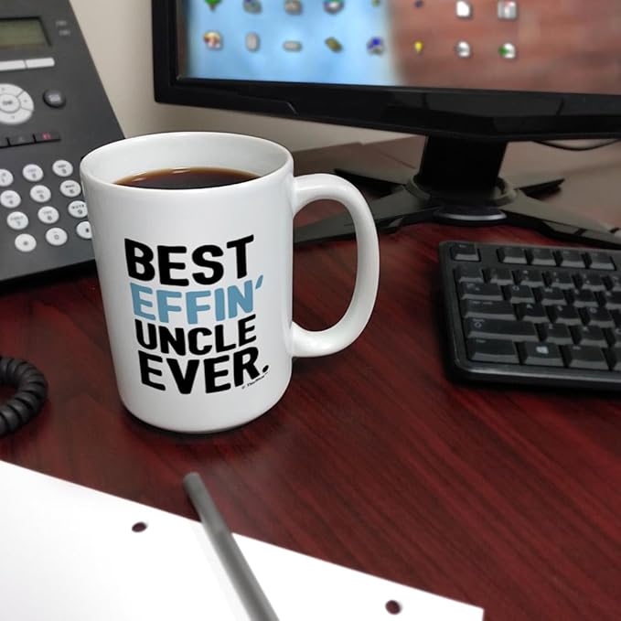 ThisWear Cool Uncle Gifts Best Effin' Uncle Ever Mug Set
