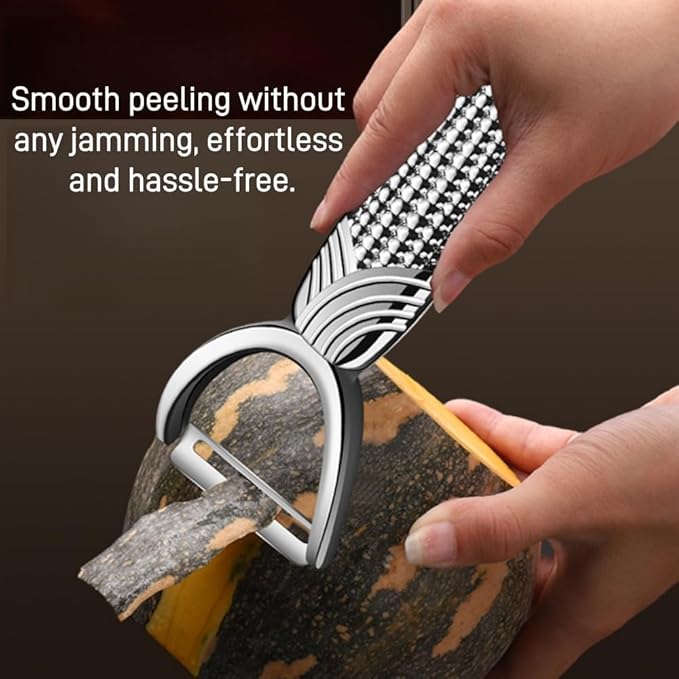 Swivel Vegetable Peeler is Sharp, Comfortable to Hold, and Makes Prepping Fruits and Veggies Quick and Effortless