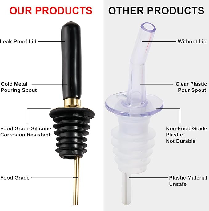 gegewawa 1pcs Glass Coffee Syrup Dispenser Bottles 5 OZ, Simple Syrup Bottles with Metal Pour Spout, Syrup Dispenser for Coffee Bar Accessories for Maple Honey Syrup Oil and Sauces