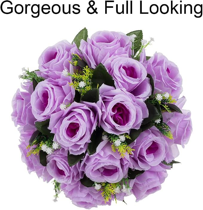 Flower Centerpieces for Wedding Tables: Wedding Table Decorations Lilac Flower Balls Centerpieces for Engagement Cerebration Party Center Pieces 10 Packs