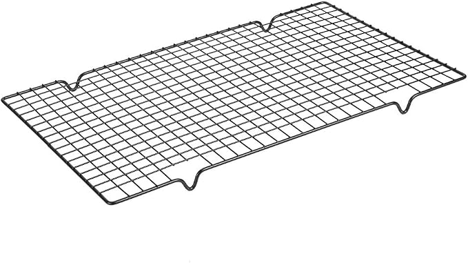 Stainless Steel Cooling Rack, Nonstick Grill Grid Baking Net for Barbecue Cookies Cakes,15.9x10x0.8in