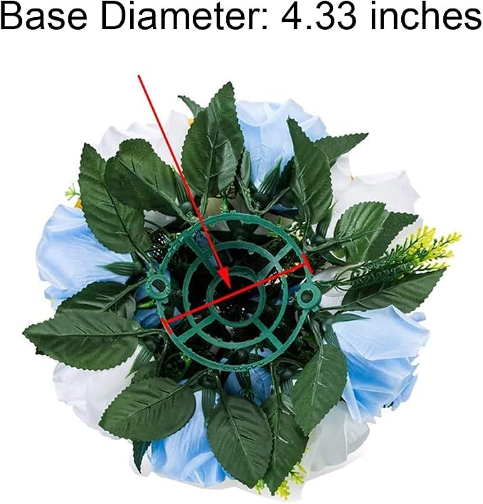 Flower Centerpieces for Wedding Tables: Wedding Table Decorations Blue & White Flower Balls Centerpieces for Engagement Cerebration Party Center Pieces 6 Packs