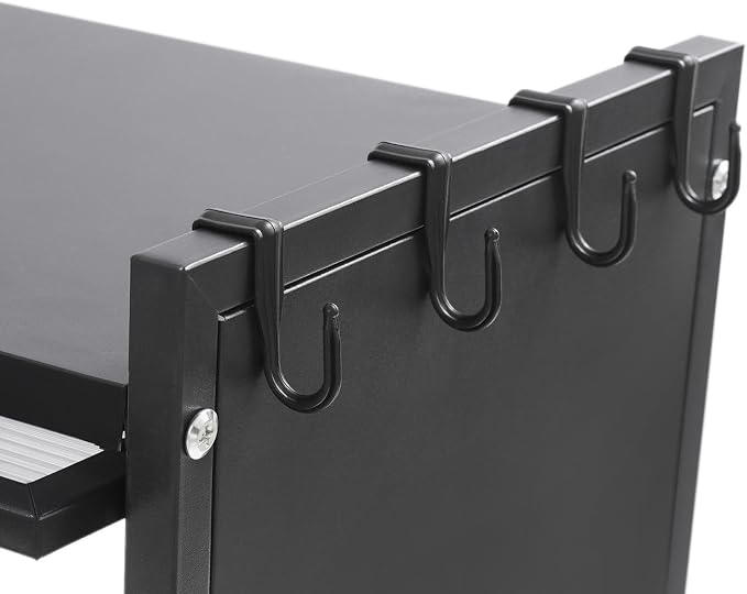Over The Sink Dish Drainer with Cover, 2 Tier Dish Drying Rack for Kitchen Counter, 33" W Sink Drying Rack for Dishes, Glasses, Bowls, and Cutlery