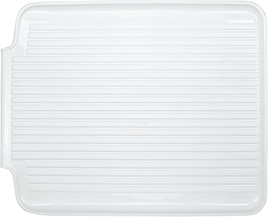 Better Houseware Drain Boards for Kitchen Counter White Dish Drain Board Shields Countertops from Water Damage, Space Efficient 19.5"x15.5"x1.25"