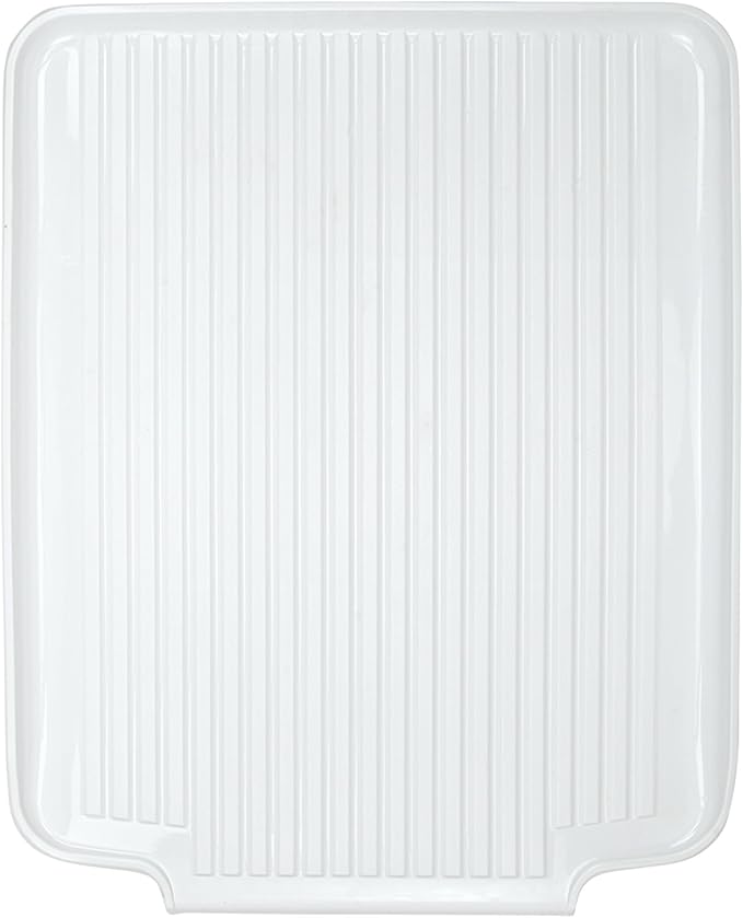 Better Houseware Drain Boards for Kitchen Counter White Dish Drain Board Shields Countertops from Water Damage, Space Efficient 19.5"x15.5"x1.25"