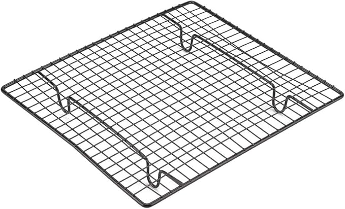 10.24 X 9.06 X 0.98 Inch Stainless Steel Cooling and Baking Rack, Small Holes Prevent Sagging, Ideal for Baking Cake Bread, Home Cooks