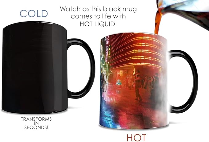 Morphing Mugs Star Wars – Obi-Wan Kenobi – The Inquisition – One 11 oz Color Changing Ceramic Mug – Image Revealed When HOT Liquid Is Added! MMUG1536