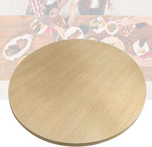 Rotating Round Lazy Susan Wooden Turntable, 32in 36in Dining Table Top Serving Plate, Wooden Swivel Serving Display, 360° Wood Serving Tray Smooth Rotation,Large Wooden Turntable Lazy