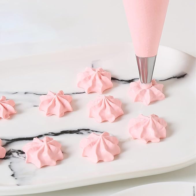 LABOTA Piping Bags Disposable,10 Inch Pastry Bags,200 Tipless Icing Bags for Cake Decorating