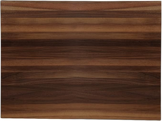 CONSDAN Walnut Cutting Board for Kitchen, USA Grown Hardwood, 16 x 12, with Invisible Inner Handle, Prefinished with Food-Grade Oil, Suitable for Kitchen Edge Grain, 1" Thick