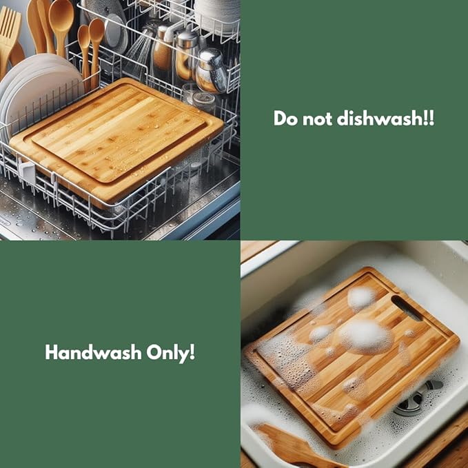 LMH Boards Bamboo Cutting Boards 3 Pack