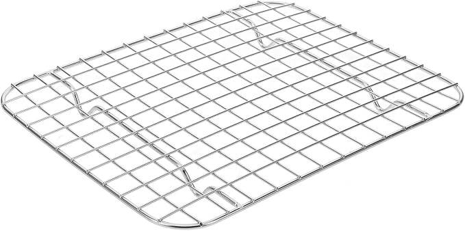 IMIKEYA Grilling Rack Stainless Steel Baking Cooling Rack Versatile for Ovens Grills Easy to Clean Design for Roasting Cookie Cooling