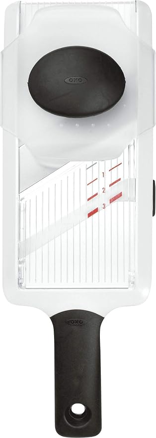 OXO Good Grips Handheld Mandoline Slicer & Good Grips Prep Julienne Y-Peeler, Black