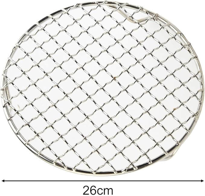 Cookie Cooling Rack For Cooking And Baking, Stainless Ste-el Grilling Wire sheet With Thick Border And Three-Leg Support, For Oven Cake Pie Bread Biscuit Pizza(10.23"/26cm)