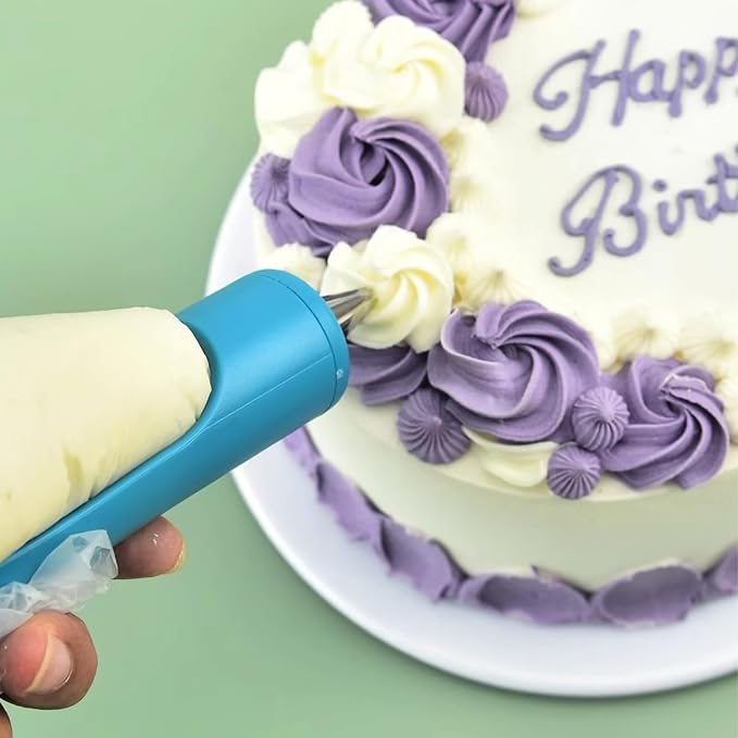 Cake Decorating Pen Kit,Reusable DIY Cake Decorating Piping Bags and Nozzles, Dessert Decorating Syringe for Decorating Cakes Pastries & Cupcakes Icing Cream Syringe