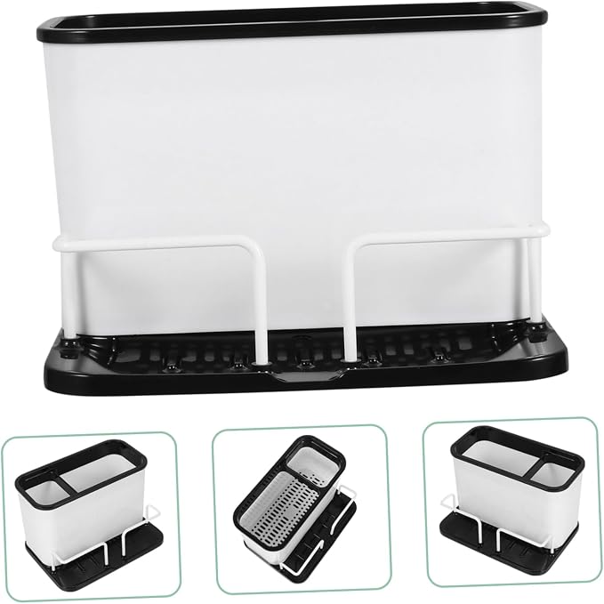 1pc Multifunctional Chopstick Organizer with Drainage Detachable Utensil Storage Holder for Kitchen Counter Design Stylish and Practical Holder