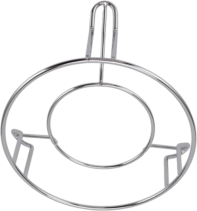 Round Steamer Rack Versatile Bread Cooling, Metal Trivets Stainless Steel Pot Holders Steamer Pan Wire Rack for Baking Canning Cooking