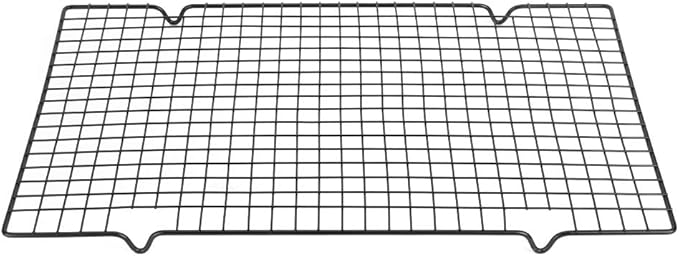 Fdit Stainless Steel Cooling Rack Grid Baking Net for BBQ Grill Baking Roasting with Nonstick Design for Outdoor Kitchen Party
