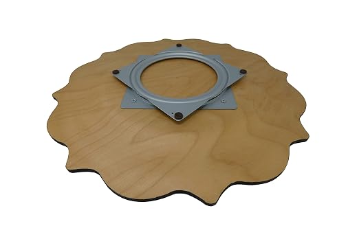 Shepherd Hardware 9548 6-Inch Square Lazy Susan Turntable, 500-lb Load Capacity