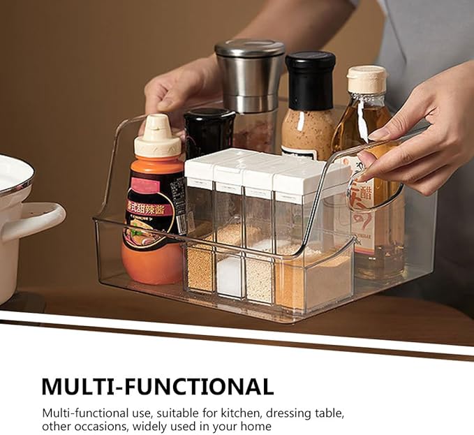 2pcs Kitchen Fruit Storage Boxes, Medium Food Organizer Bins for Fridge and Pantry, Produce Containers for Household Food Storage