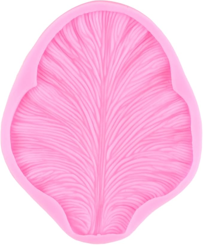 ZiXiang Gumpaste Leaf Silicone Veining Mold Fondant Leaf Veining Mold Gum Paste Leaves Mold For Sugar Leaf Cake Decorating Cupcake Topper Polymer Clay Candy Chocolate Gum Paste Set Of 6