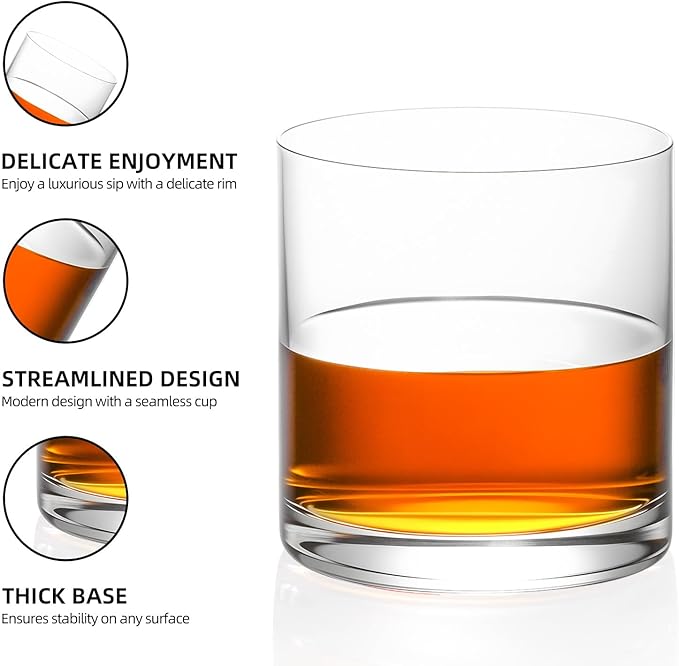 KAMMAK Shot Glasses Set of 2, 410ml/13.8oz Clear Espresso Shot Glass with Heavy Base for Bar Restaurants Home, Small Whiskey Shot Glass for Vodka, Whiskey, Tequila, Spirits & Liquors