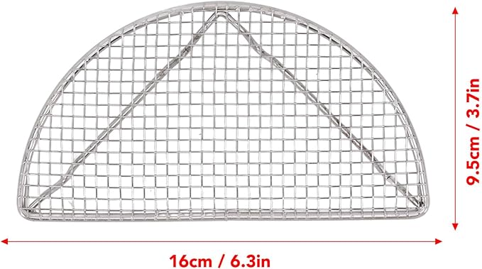 Gavigain Cooling Rack,Cooling Racks for Baking Stainless Steel Wire Cooking Rack High Temperature Resistant Oven Safe for Cooking Roasting Grilling (A 16CM)
