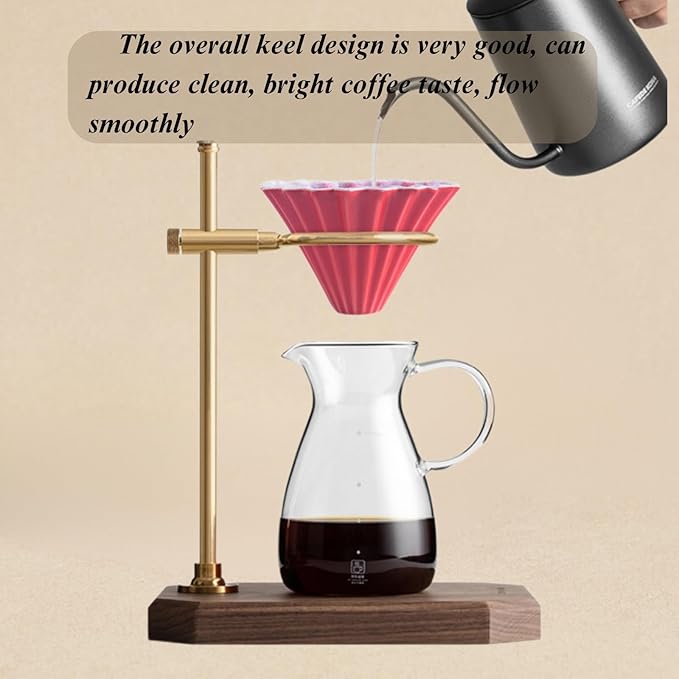 Yellow Ceramic Pour Over Coffee Dripper - 10.3×7.8cm Origami-Inspired V60 Cone Filter, Heat Retaining Hand Brew Cup with Deep Grooves for Smooth Flow and Rich Coffee Flavor