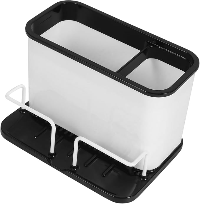 1pc Multifunctional Chopstick Organizer with Drainage Detachable Utensil Storage Holder for Kitchen Counter Design Stylish and Practical Holder