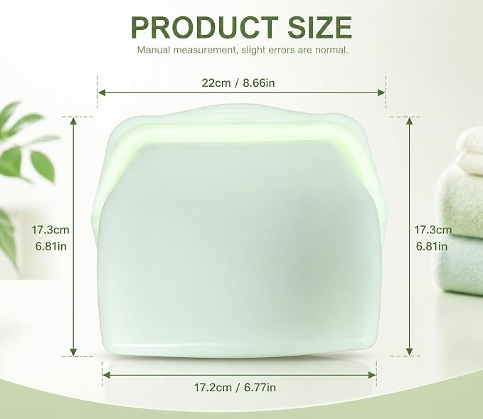 STHF Everbag Reusable Silicone Food Storage Bags — Leak‑Proof, Upright Freezer & Sous‑Vide Safe, Odor‑Proof, High‑Temperature Resistant Food Storage Bags