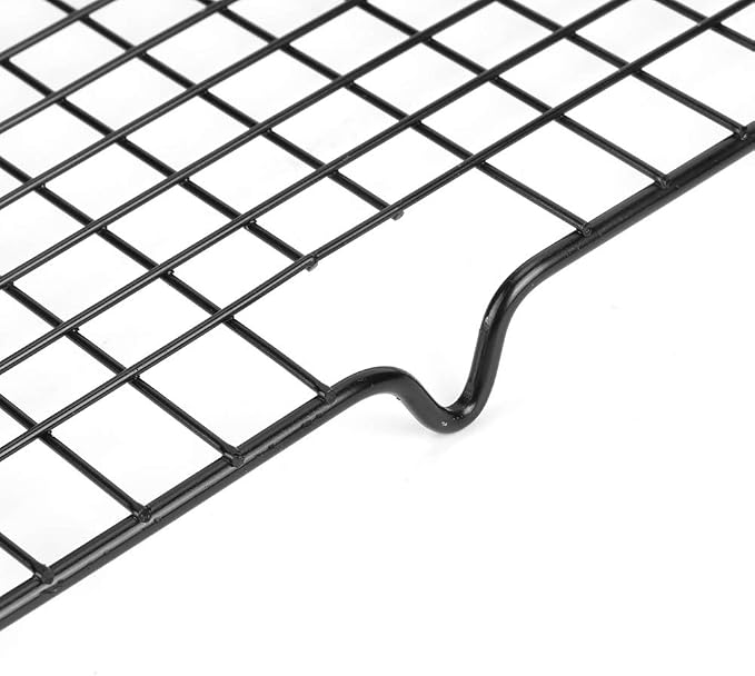 Stainless Steel Cooling Rack, Nonstick Grill Grid Baking Net for Barbecue Cookies Cakes,15.9x10x0.8in