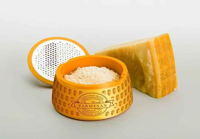 MOBI Parmesan Cheese Wheel Grater and Storage, 7-inches