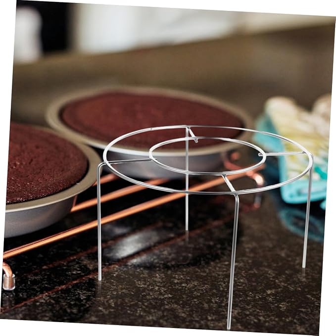 PRETYZOOM Stainless Steel Cooling Rack Stand for Cake Cookies for Cakes Easy Clean Design Essential for Home Bakers