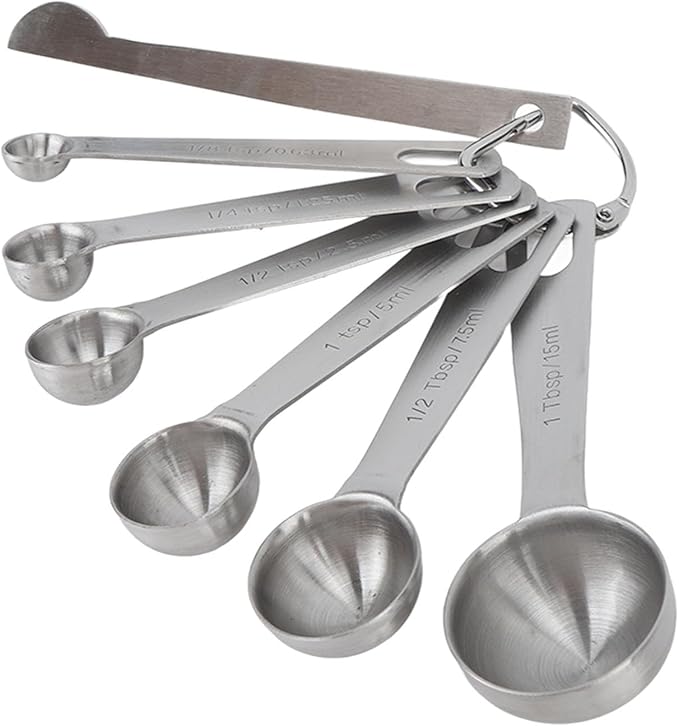 Tablespoons Measuring Set, 12 Pcs Stainless Steel Measuring Cups Spoons Set Kitchen Measuring Tools for Cooking Baking Precise Measurement for Home Bakers Professional Chefs