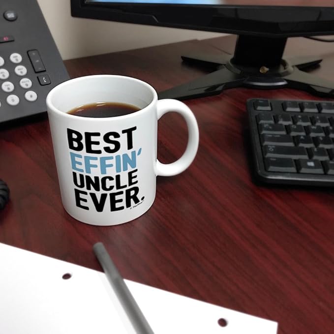 ThisWear Aunt and Uncle Matching Mug Set – Humor Best Effin’ Ever Mug, 11oz 2 Pack Gift