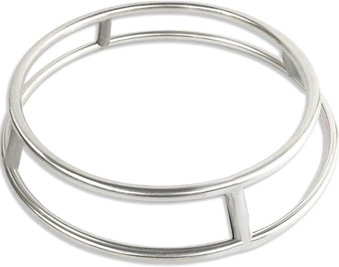 Round Cooling Rack, Metal Pot Trivet Cooking Rack Wire Steamer Kettle Rack Stainless Steel Round Rack for Cooking Cooling Steaming Baking