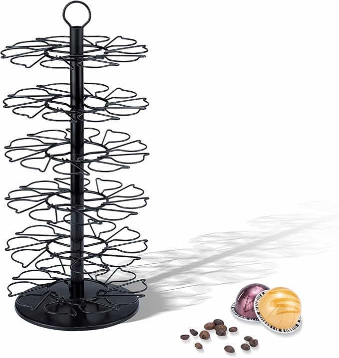 Vertuo Pod Holder 6 Tier for Vertuo Pod Holder Small for Vertuo Pod Stand (60 Pods Capacity)