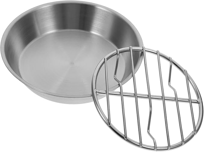 1Set Stainless Steel Baking Cooling Rack Food Display Rack for Draining Oil for Cookies Snacks Cakes for Home Use Easy to Carry