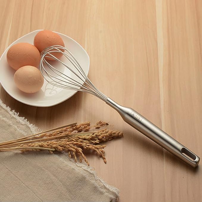 304 Stainless Steel Hand Whisk,11-Inch Balloon Whisk