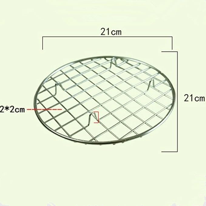 Durable Stainless Steel Round Baking Barbecue Rack Multi-Purpose Wire Food Steamer/Cooking/Baking/Steaming Rack/Stand(with legs)