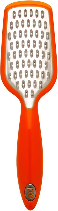 Joie Hand Grater, Compact Shredder with Ergonomic Handle, Ideal for Cheese and Vegetables, Stainless Steel, Great Gift for Home Chefs, Colors May Vary