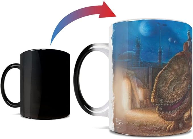 Morphing Mugs Star Wars – The Mandalorian – The Reckoning – One 11 oz Color Changing Ceramic Mug – Image Revealed When HOT Liquid Is Added! MMUG1351