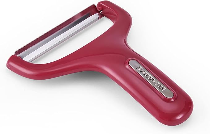 Farberware Professional Large Y Shaped Vegetable Peeler with Stainless Steel Premium Ultra Sharp Blade, 4.53x0.79x5.31 Inch, Berry